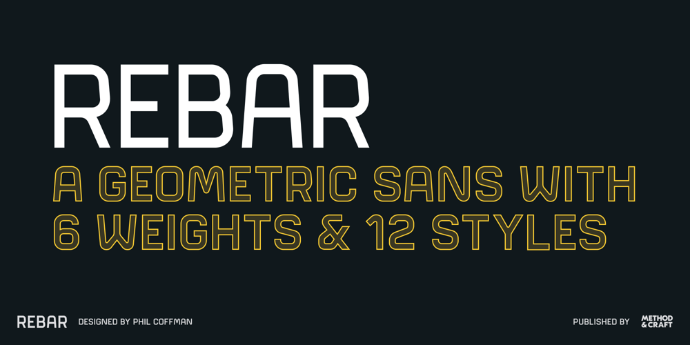 Rebar font