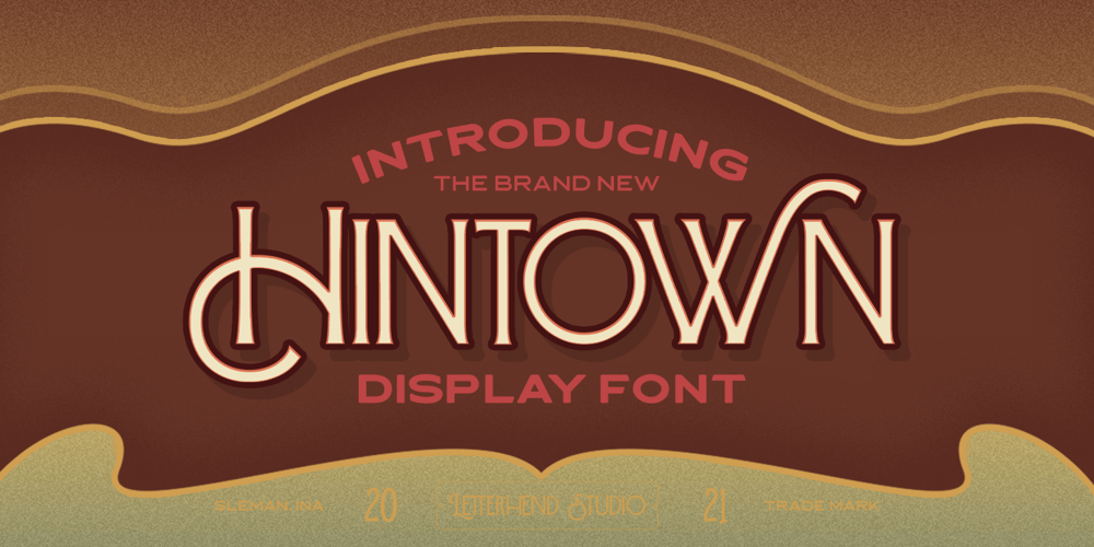 Hintown font