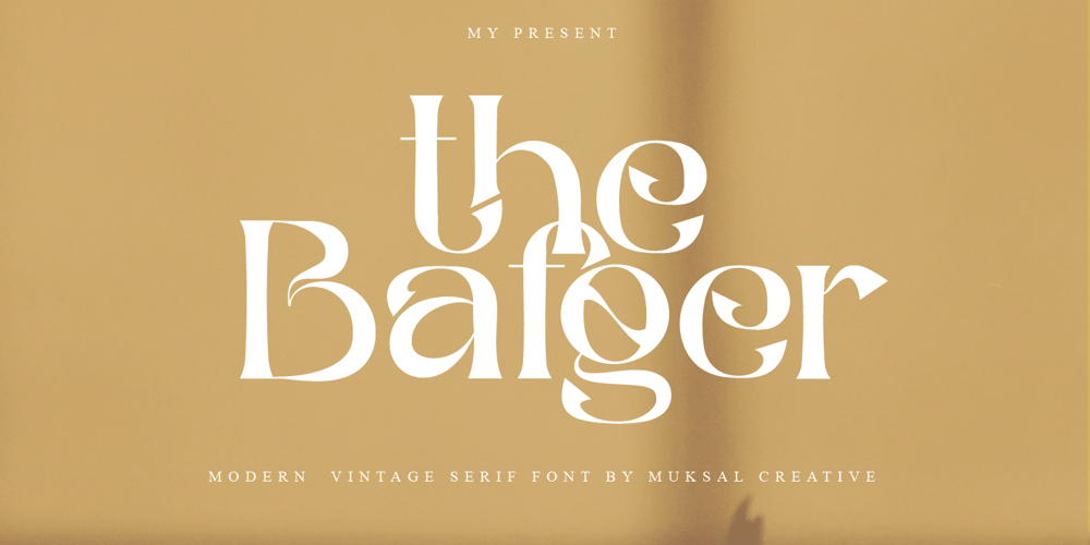 The Bafger font