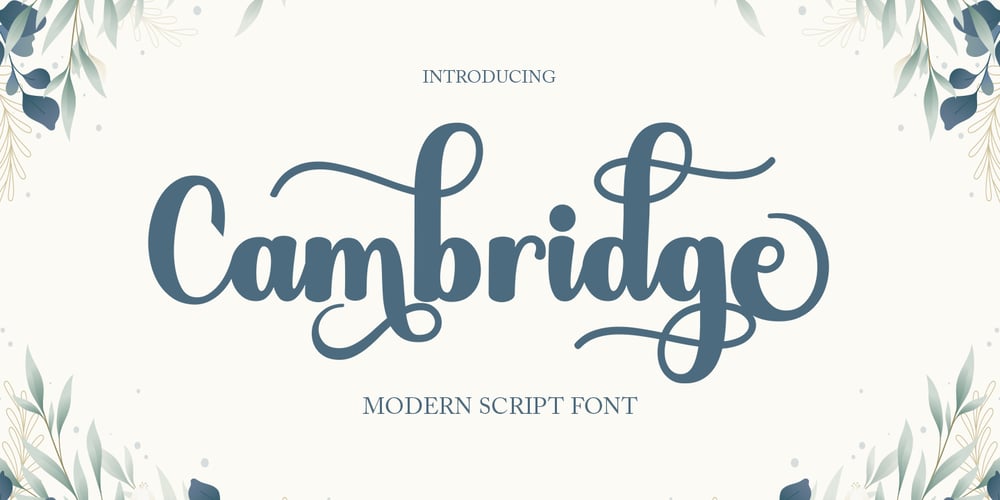 Cambridge font