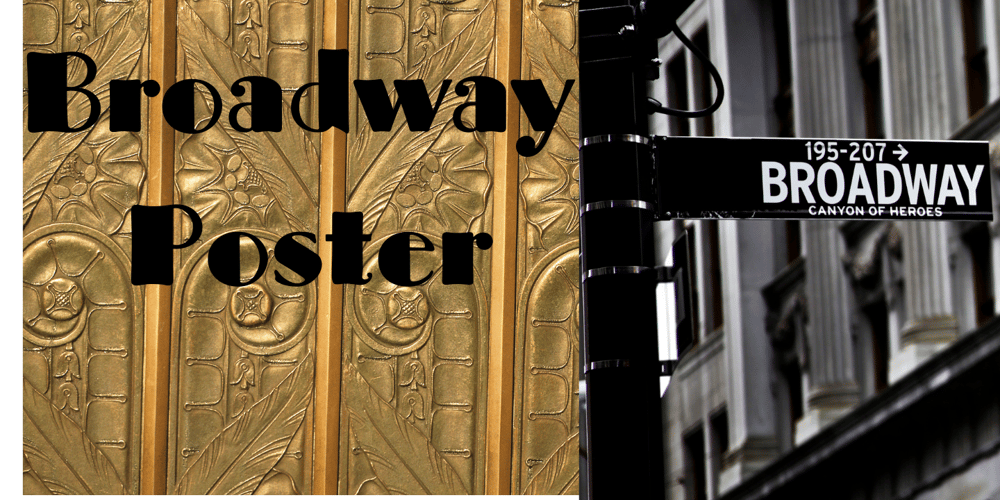 Broadway Poster font