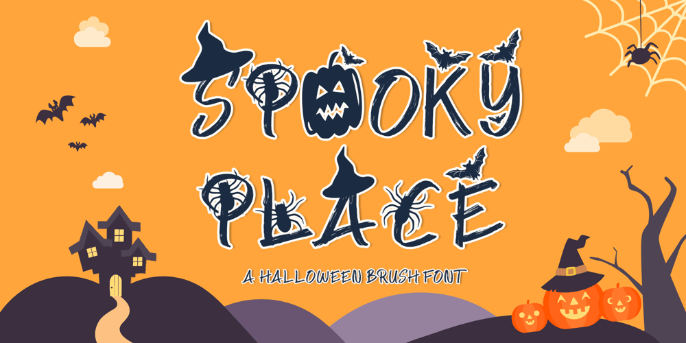 Spooky Place font