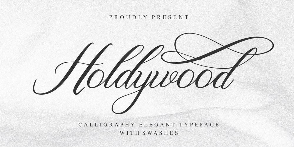 Holdywood font