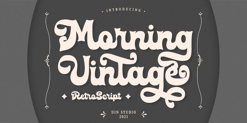 Morning Vintage font