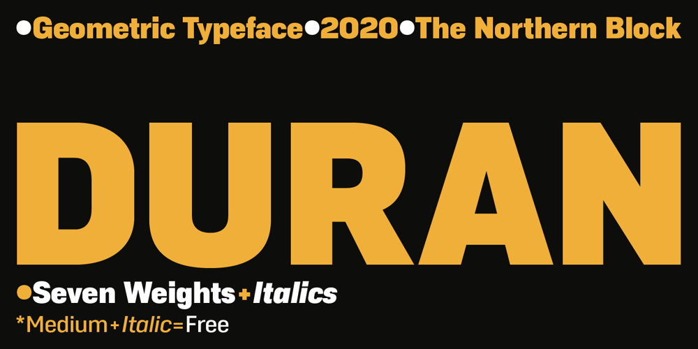 Duran font