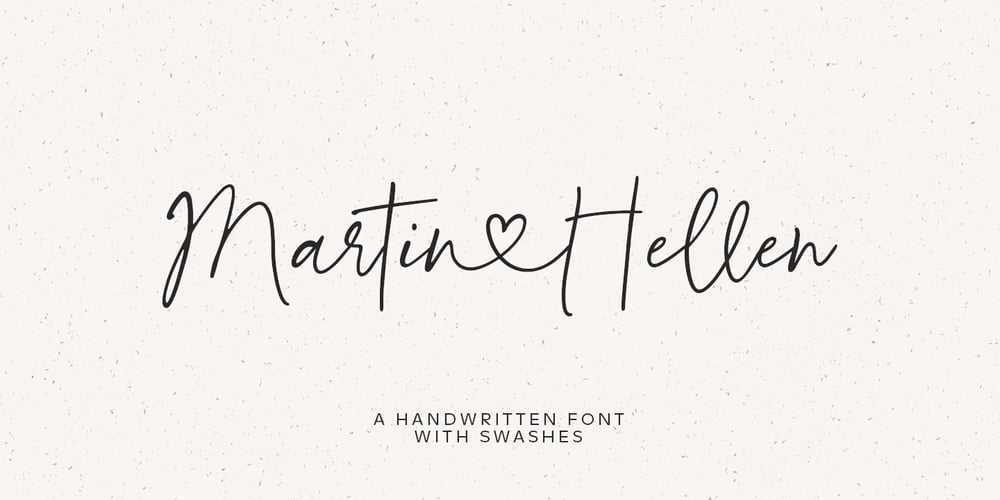Martin&Hellen font