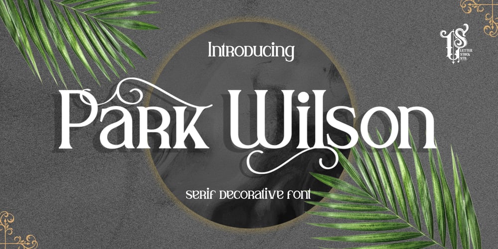 Parkwilson font