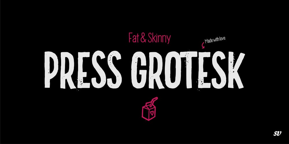 Press Grotesk font