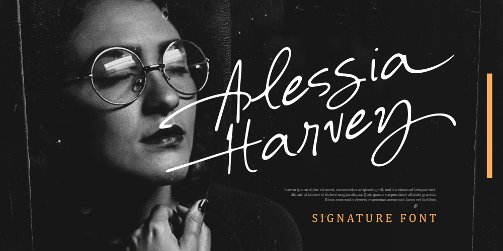 Alessia Harvey font