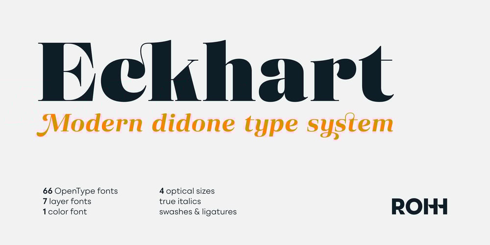 Eckhart font