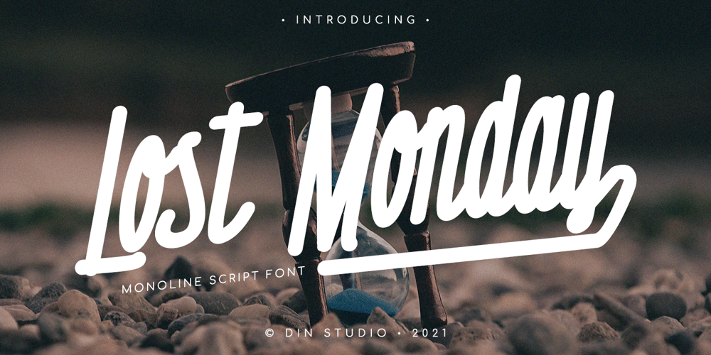 Lost Monday font