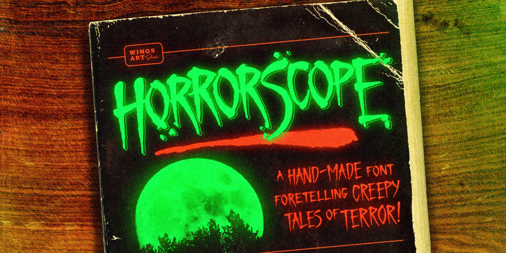Horror Scope font