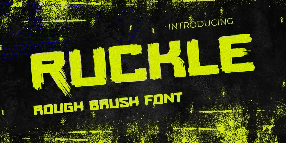 Ruckle font