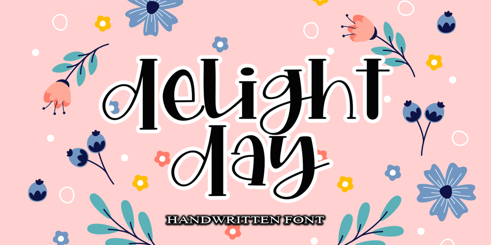 Delight Day font