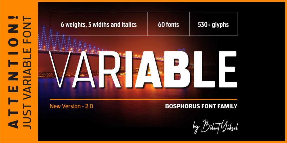 Bosphorus Variable font