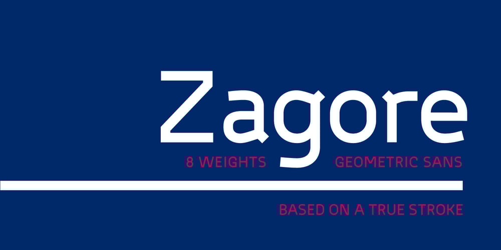 Zagore font