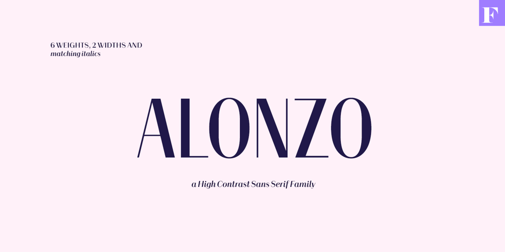 Alonzo font