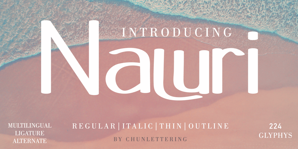 Naluri font