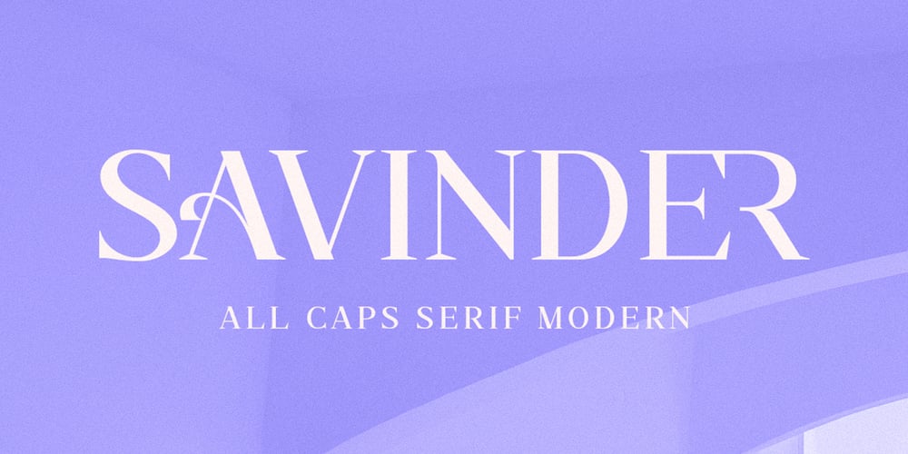 Savinder font