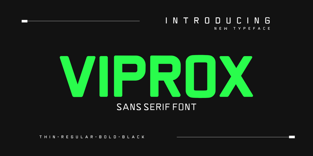 Viprox font