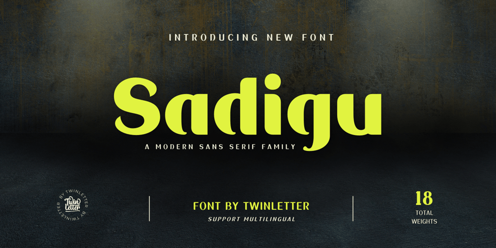 Sadigu font