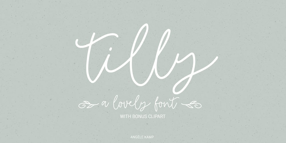 Tilly font