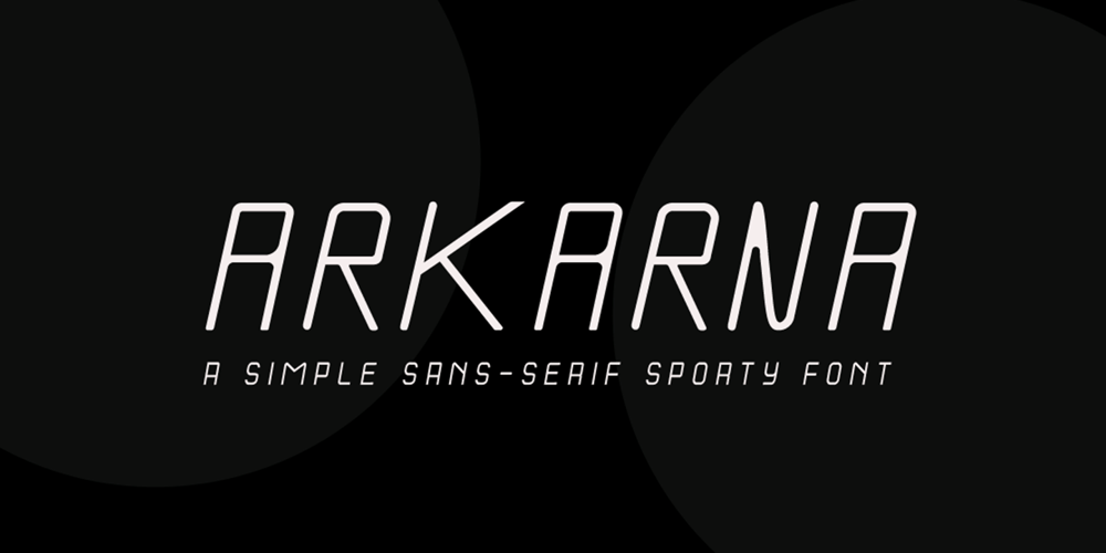 Arkarna font