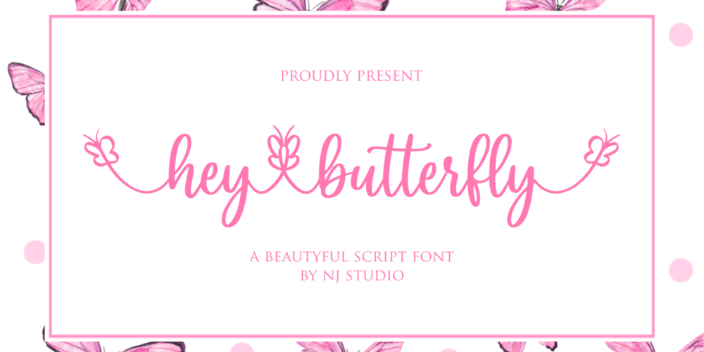 Hey Butterfly font