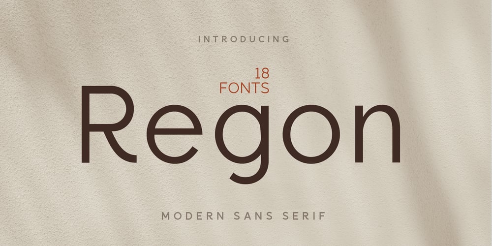 Regon font