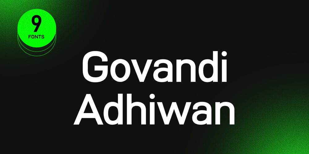Govandi Adhiwan font