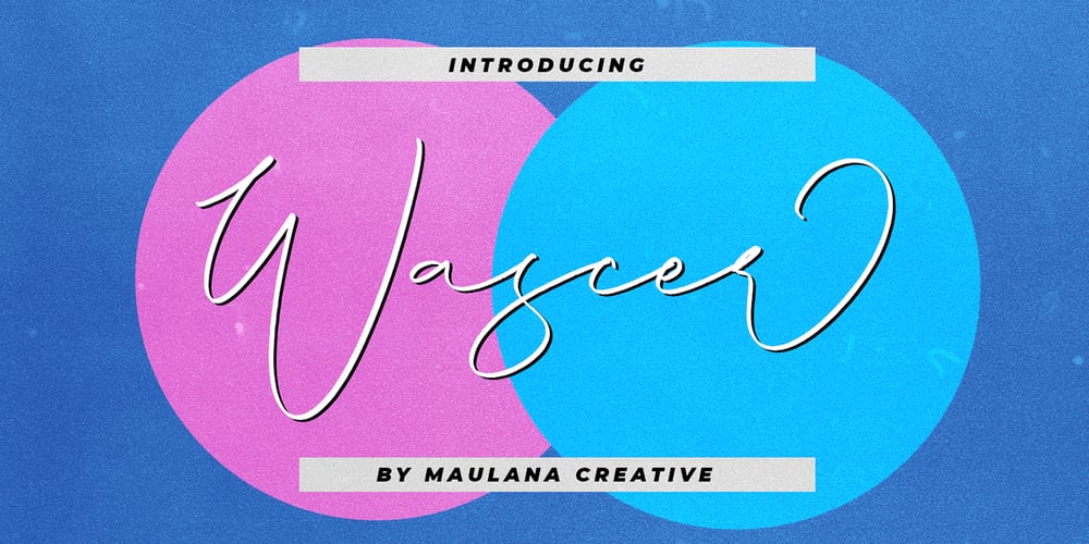 Wascer font