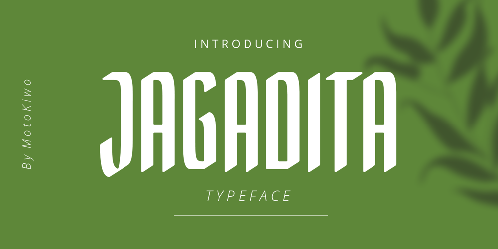 Jagadita font