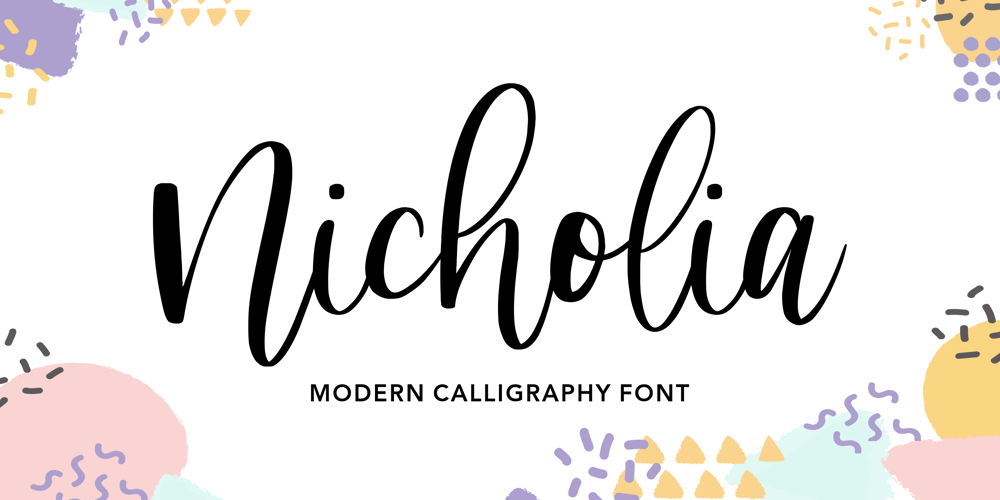Nicholia font