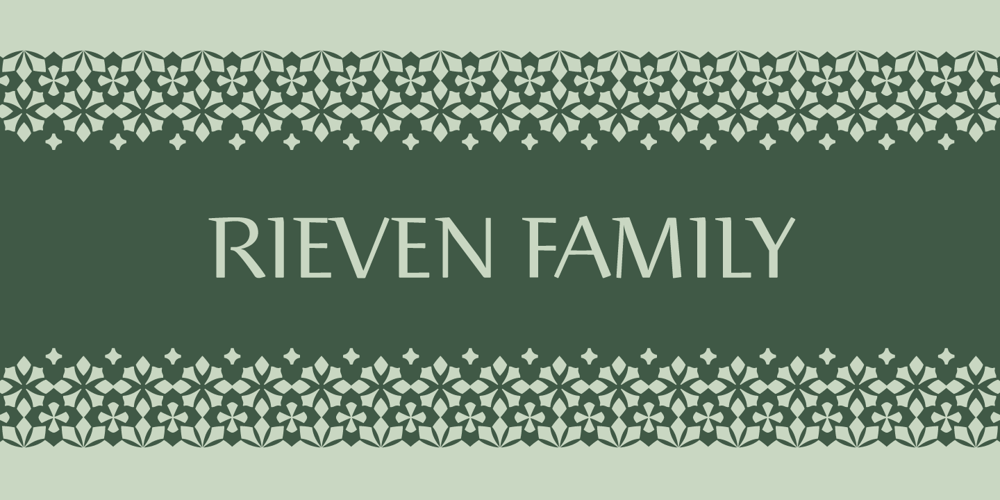 Rieven font