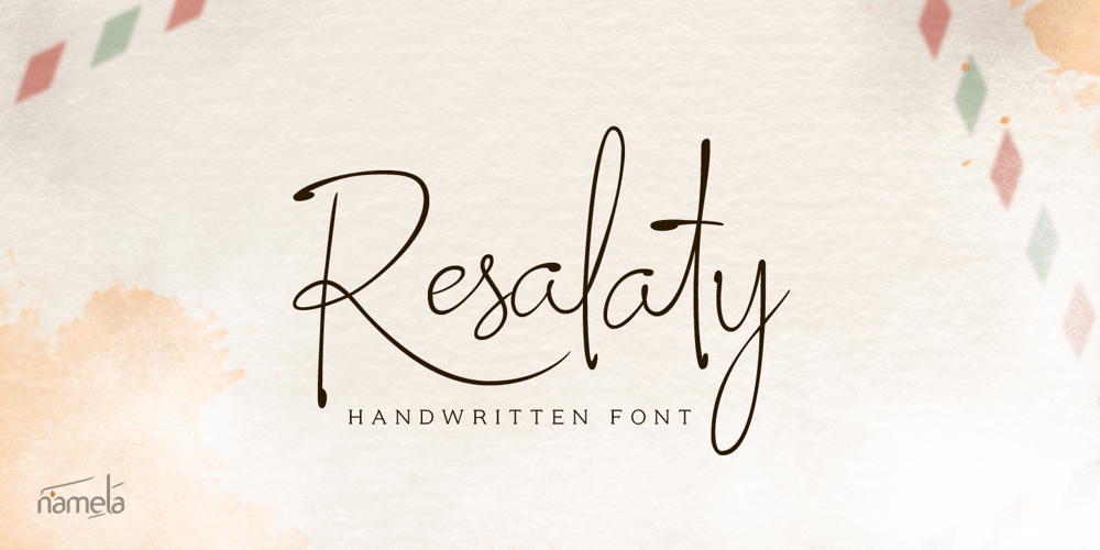 Resalaty font