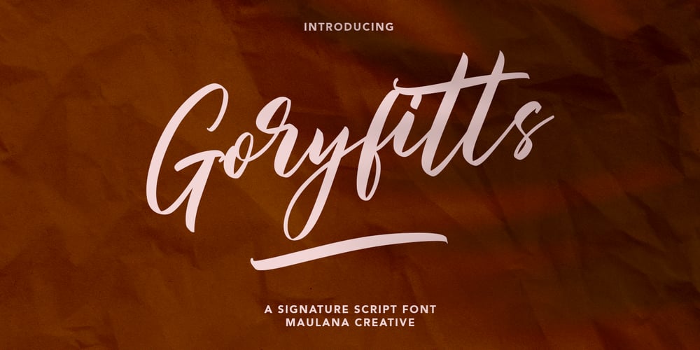 Goryfitts font