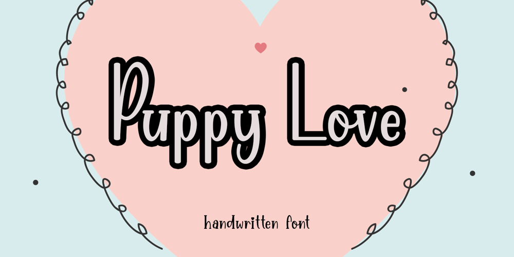 Puppy Love font