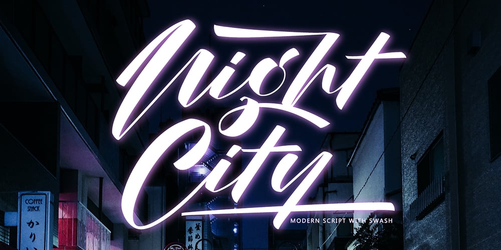 Night City font