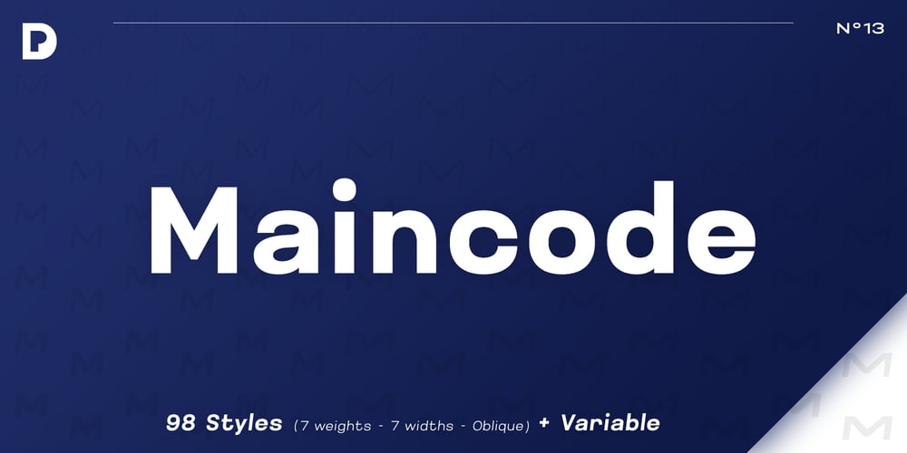Maincode font