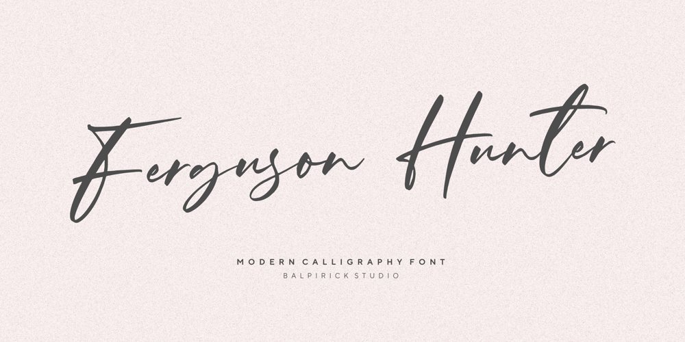 Ferguson Hunter font