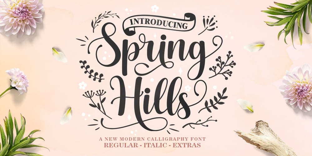 Spring Hills Script font