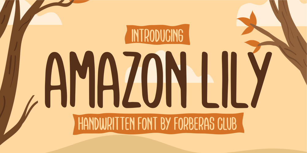 Amazon Lily font