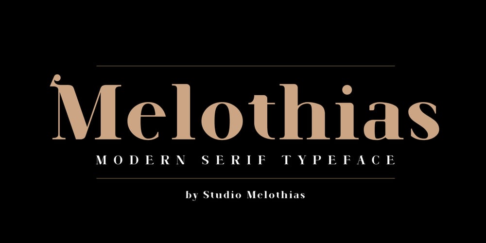 Melothias font