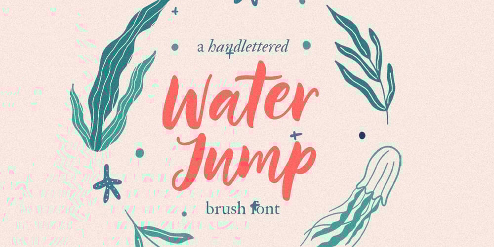 S Water Jump font