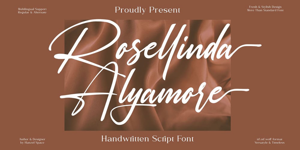 Rosellinda Alyamore font