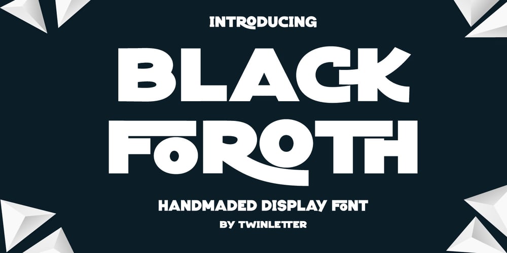 Black Foroth font