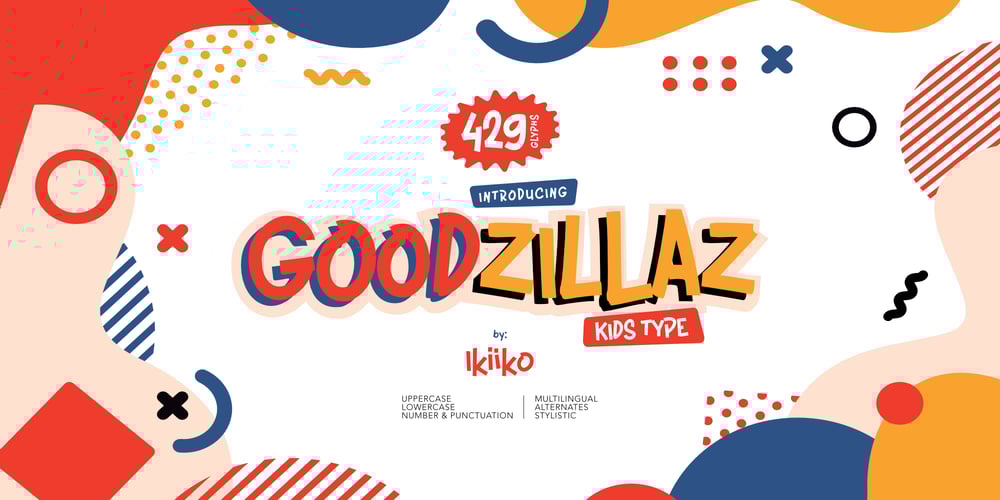 Goodzillaz font