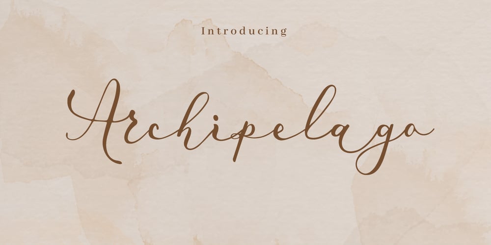 Archipelago International font