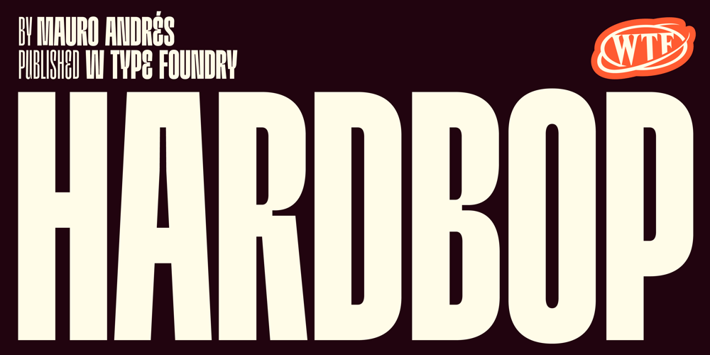 Hardbop font