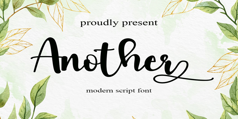 Another font